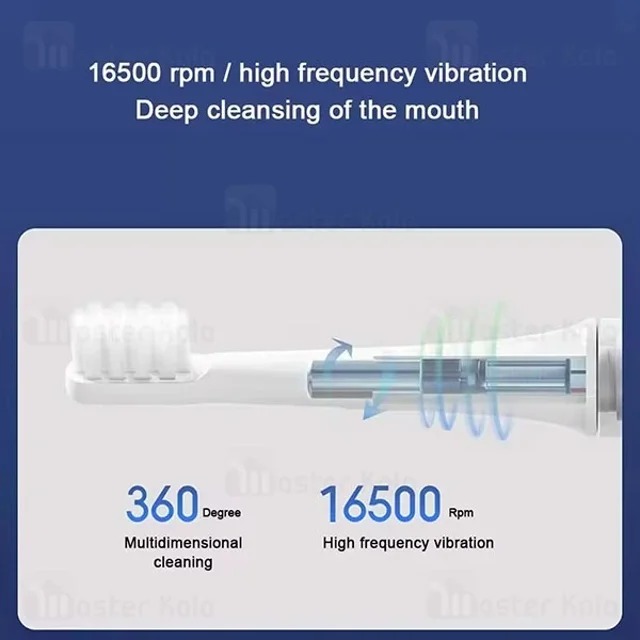 مسواک برقی شیائومی Xiaomi Mijia T100 Electric Toothbrush IPX7 - تصویر 6