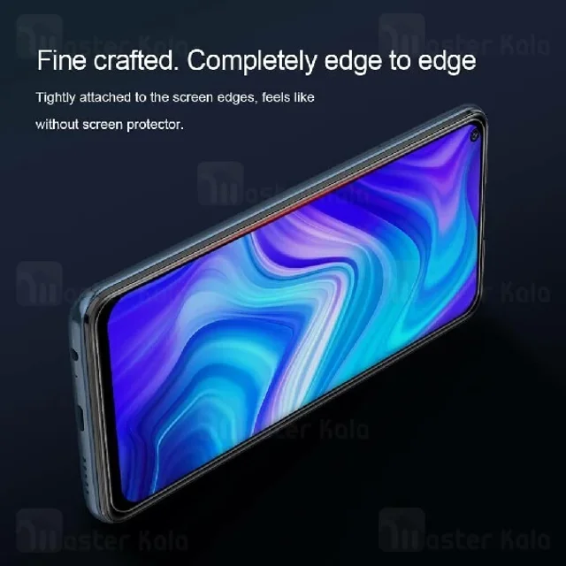 محافظ صفحه شیشه ای تمام صفحه تمام چسب نیلکین Xiaomi Redmi Note 9 / Redmi 10X 4G XD CP+ Max - تصویر 5