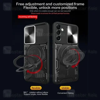قاب ضد ضربه مگنتی Samsung Galaxy M14 4G Magnetic Support Case دارای محافظ دوربین - تصویر 3