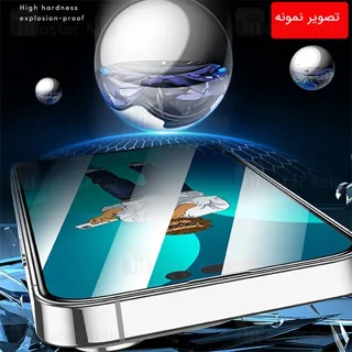 گلس تمام صفحه تمام چسب آیفون گرین لاین Apple iPhone 14 Plus Green Lion 9H Steve - تصویر 4