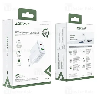 شارژر دیواری ایس فست ACEFAST A25 PD20W Fast Charger توان 20 وات - تصویر 8