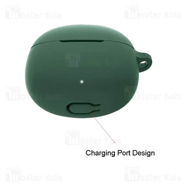 کاور محافظ سیلیکونی هندزفری کیو سی وای Xiaomi QCY T20 دارای قلاب آویز - تصویر 3