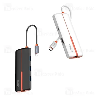 هاب 6 پورت تایپ سی الدینیو LDNIO DS-26H توان 100 وات - تصویر 2