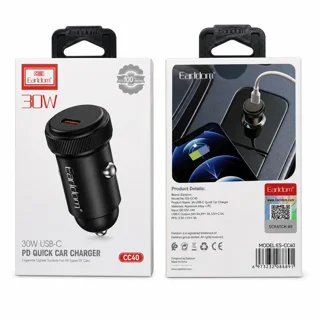 شارژر فندکی خودرو ارلدام مدل ES-CC40 با پورت USB-C و قابلیت PD سریع ۳۰ وات - تصویر 2