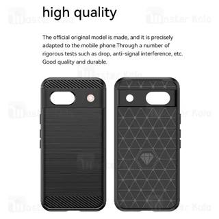 قاب فیبر کربنی گوگل Google Pixel 8 Rugged Armor Fiber Carbon - تصویر 6