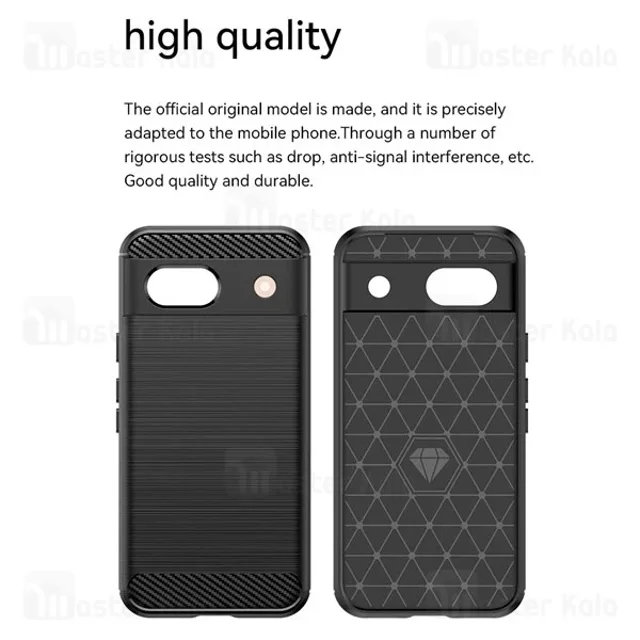قاب فیبر کربنی گوگل Google Pixel 8 Rugged Armor Fiber Carbon - تصویر 6