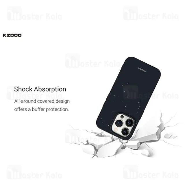 قاب محافظ کی زد دو آیفون Apple iPhone 14 Plus KZDOO Q Series Case - تصویر 7
