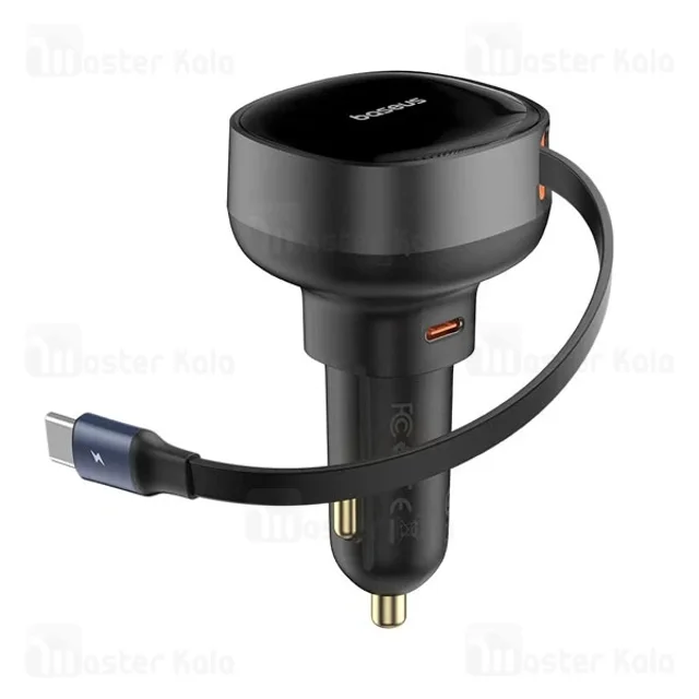 شارژر فندکی بیسوس Baseus cctxp-cc Enjoyment Pro C00057802111 توان 60 وات همراه با کابل - تصویر 2