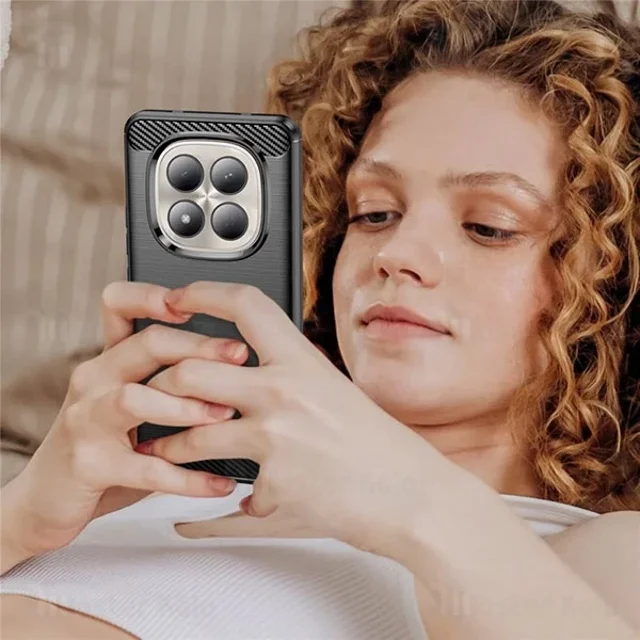 قاب فیبر کربنی شیائومی Xiaomi Redmi Note 15 Pro 4G Rugged Armor Fiber Carbon - تصویر 4