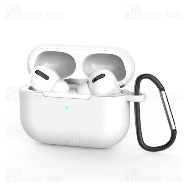 کاور محافظ سیلیکونی هندزفری اپل Apple AirPods 3 Silicone Case دارای قلاب آویز - تصویر 8