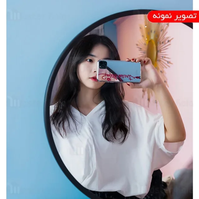 قاب آینه ای Apple iphone 11 Pro Kingxbar Swarovski Heart Series - تصویر 3
