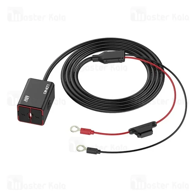 شارژر موبایل موتورسیکلت الدینیو Ldnio C108 توان 60 وات همراه با کابل - تصویر 6