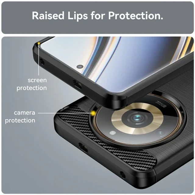 قاب فیبر کربنی ریلمی Realme 11 Pro Rugged Armor Fiber Carbon - تصویر 8