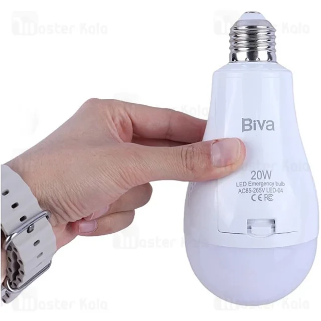 لامپ اضطراری شارژی بیوا Biva LED-04 20W Rechargable LED Light - تصویر 5
