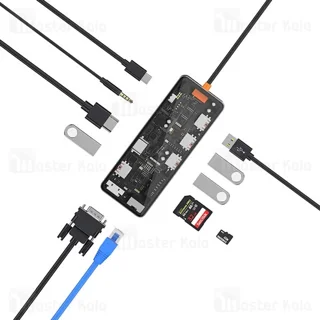 هاب 11 پورت تایپ سی بیوا Biva HUB-04 - تصویر 4