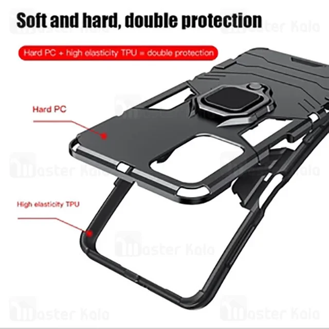 گارد ضد ضربه انگشتی سامسونگ Samsung Galaxy A72 / A72 5G KEYSION ShockProof Armor Ring - تصویر 4