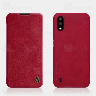 کیف چرمی نیلکین سامسونگ Samsung Galaxy A01 / A015 Nillkin Qin Leather Case - تصویر 3