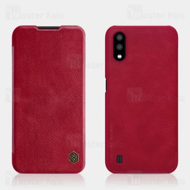 کیف چرمی نیلکین سامسونگ Samsung Galaxy A01 / A015 Nillkin Qin Leather Case - تصویر 3