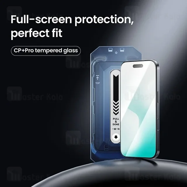 گلس تمام صفحه تمام چسب آیفون Apple iPhone 17 Pro Nillkin CP+ Pro - تصویر 4