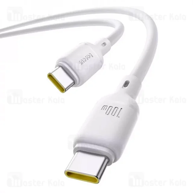 کابل Type-C به Type-C بیسوس Baseus Silky Series P10377704113-00 طول 1 متر توان 100 وات - تصویر 7