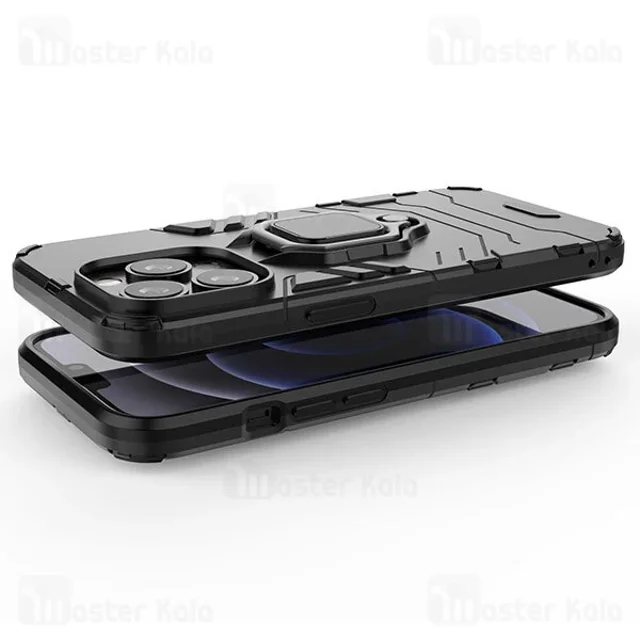 گارد ضد ضربه انگشتی آیفون Apple iPhone 13 Pro KEYSION ShockProof Armor Ring - تصویر 7