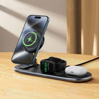 استند و شارژر وایرلس چند کاره مگ سیف ایس فست ACEFAST E19 Qi2 با قابلیت شارژ اپل واچ - تصویر 7