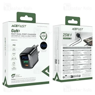 شارژر دیواری ایس فست ACEFAST A114 PD25W GaN Fast Charger توان 25 وات - تصویر 8