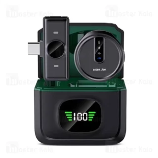میکروفون بی سیم تایپ سی گرین لاین Green Lion GM-88X GN88XMICTCBK - تصویر 2