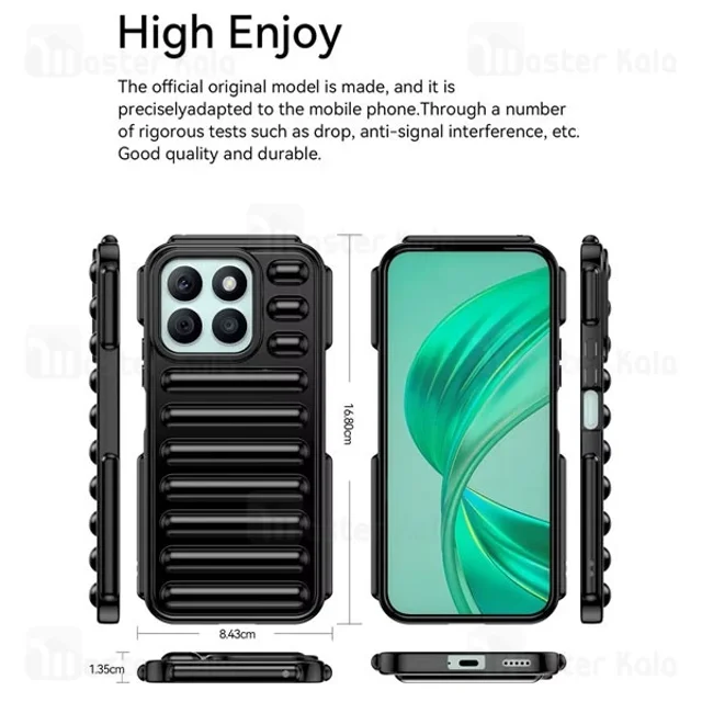 قاب پافر ضد ضربه آنر Honor X8b TPU Capsule Shockproof - تصویر 6