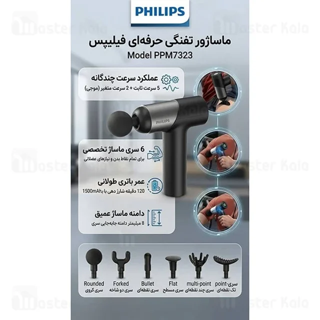 ماساژور تفنگی فیلیپس Philips PPM7323 - تصویر 2