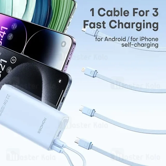پاوربانک 10000 روموس Romoss PHA10 Powerbank توان 22.5 وات - تصویر 6