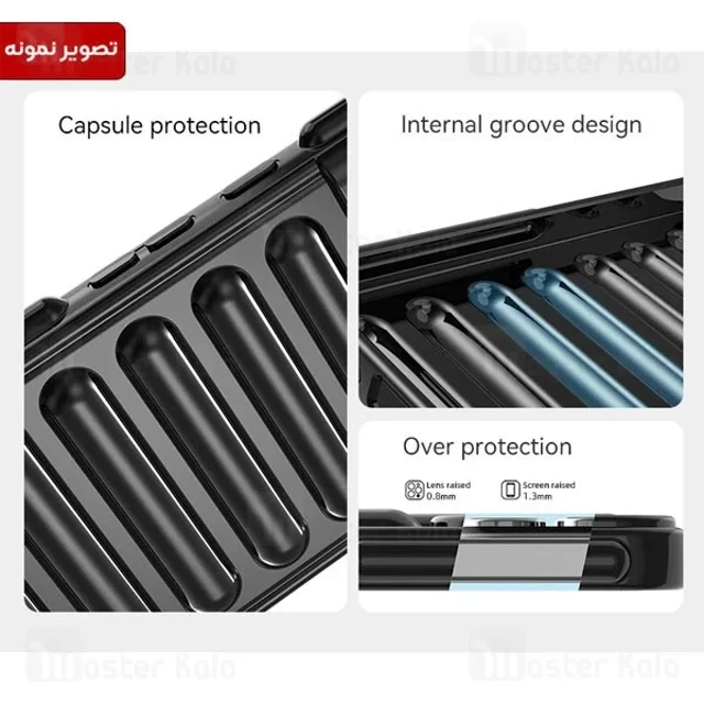 قاب پافر ضد ضربه شیائومی Xiaomi Poco C61 TPU Capsule Shockproof - تصویر 7