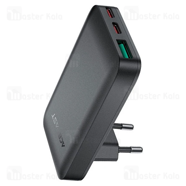 شارژر دیواری ایس فست ACEFAST A100 PD65W GaN Fast Charger توان 65 وات