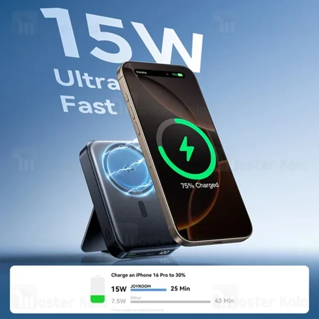 پاوربانک وایرلس مگنتی مگ سیف 10000 جویروم Joyroom JR-PBM11 توان 22.5 وات - تصویر 6