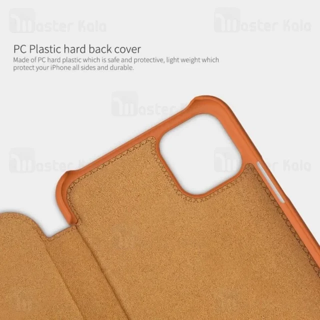 کیف چرمی نیلکین اپل آیفون Apple iPhone 11 Pro Nillkin Qin Leather Case - تصویر 8
