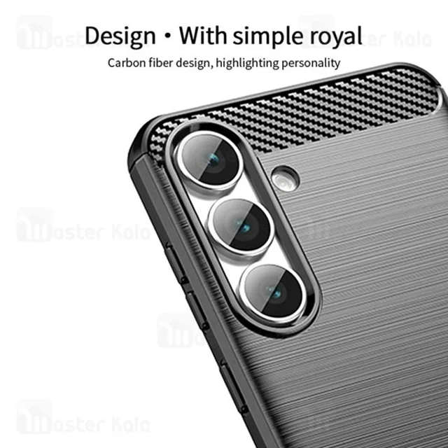 قاب فیبر کربنی سامسونگ Samsung Galaxy S25 FE Rugged Armor Fiber Carbon - تصویر 4