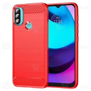 قاب فیبر کربنی موتورولا Motorola Moto E40 Rugged Armor Fiber Carbon - تصویر 5
