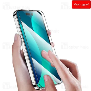 گلس توری دار تمام صفحه تمام چسب آیفون گرین لاین Apple iPhone 14 Green Lion 3D Desert - تصویر 4