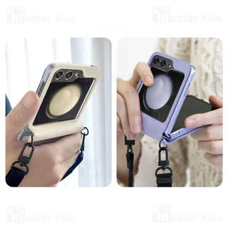 قاب بند دار آراری سامسونگ Samsung Galaxy Z Flip 5 Araree Canvas Diary - تصویر 5