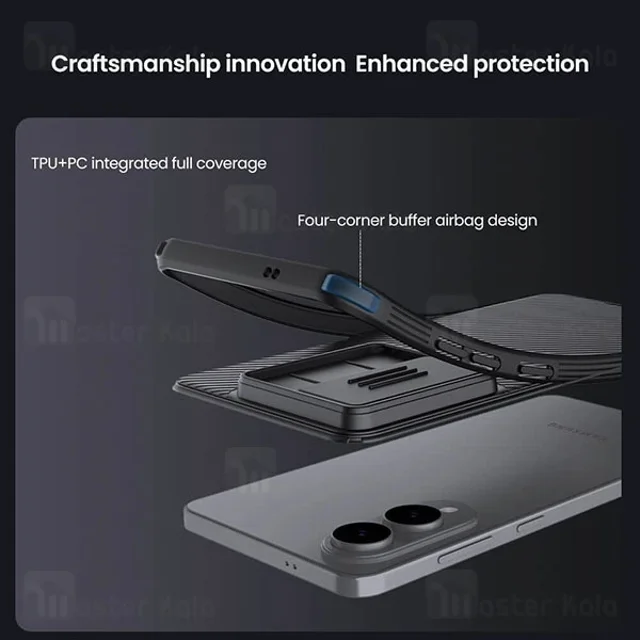 قاب محافظ نیلکین سامسونگ Samsung Galaxy S25 Edge Nillkin CamShield Pro Case دارای محافظ - تصویر 5