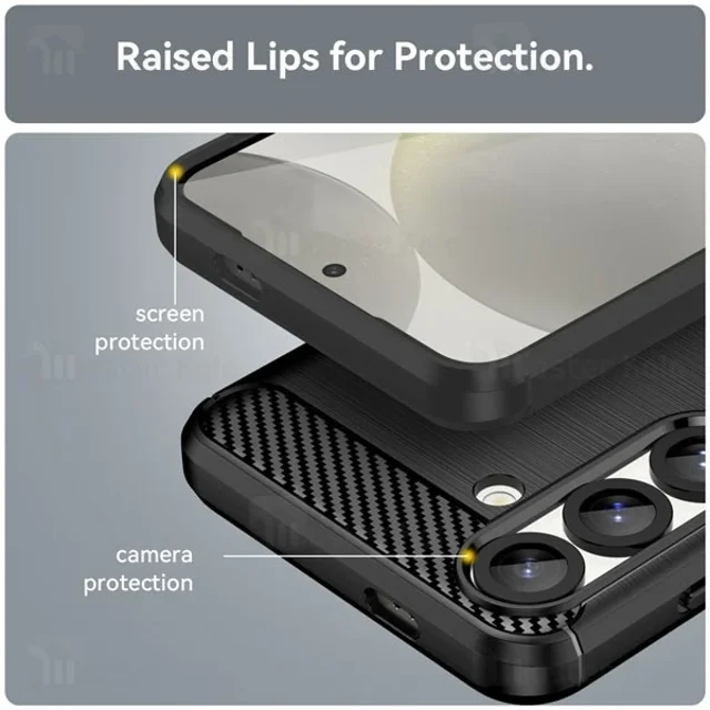 قاب فیبر کربنی سامسونگ Samsung Galaxy S25 Plus Rugged Armor Fiber Carbon - تصویر 7