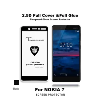 محافظ صفحه نمایش شیشه ای تمام صفحه و خمیده مارک رمو تمام چسب مناسب Nokia 7 - تصویر 2