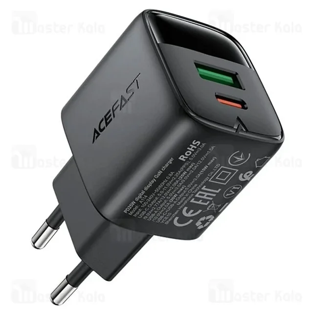 شارژر دیواری ایس فست ACEFAST A114 PD25W GaN Fast Charger توان 25 وات - تصویر 3
