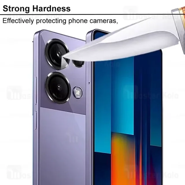 محافظ لنز فلزی دوربین شیائومی Xiaomi Poco M6 Pro 5G / Redmi Note 12R 5G Lens Shield - تصویر 3