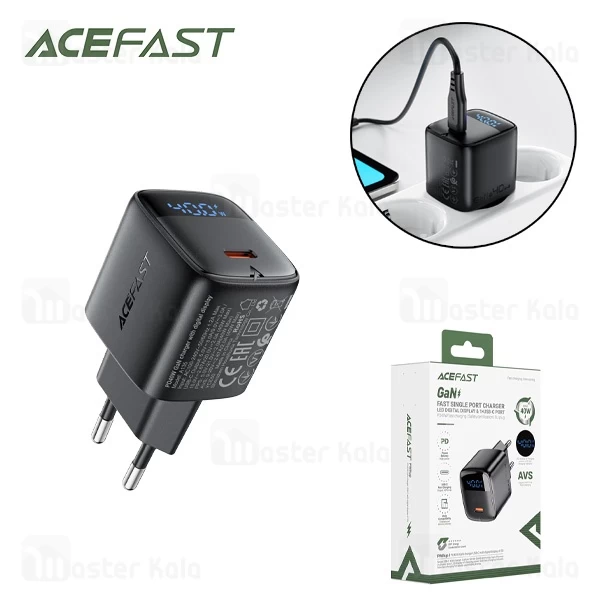 شارژر دیواری ایس فست ACEFAST A135 PD40W Fast Charger توان 40 وات