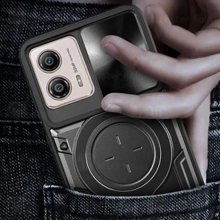 قاب ضد ضربه مگنتی Motorola Moto G53 / G23 / G13 Magnetic Support Case دارای محافظ دوربین - تصویر 5