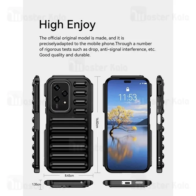 قاب پافر ضد ضربه آنر Honor 200 Lite TPU Capsule Shockproof - تصویر 4