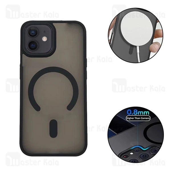 قاب محافظ مگ سیف آیفون Apple iPhone 12 / 12 Pro Matte Plexiglass