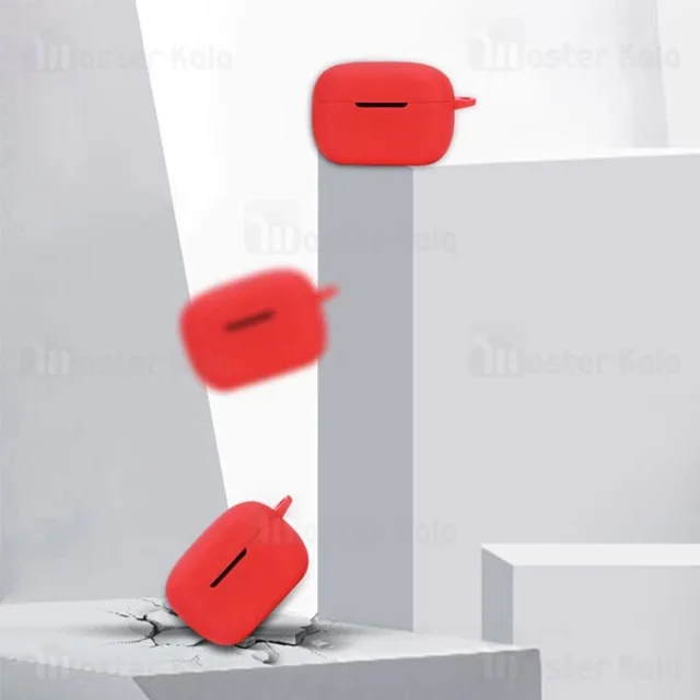 کاور محافظ سیلیکونی هندزفری هایلو Xiaomi Haylou GT5 دارای قلاب آویز - تصویر 3