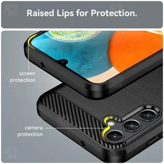قاب فیبر کربنی سامسونگ Samsung Galaxy A14 5G Rugged Armor Fiber Carbon - تصویر 5